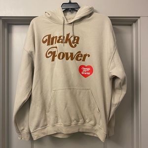 Inaka Power Beige Hoodie Size XL